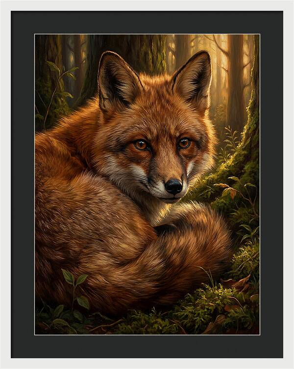 Majestic Fox In Forest