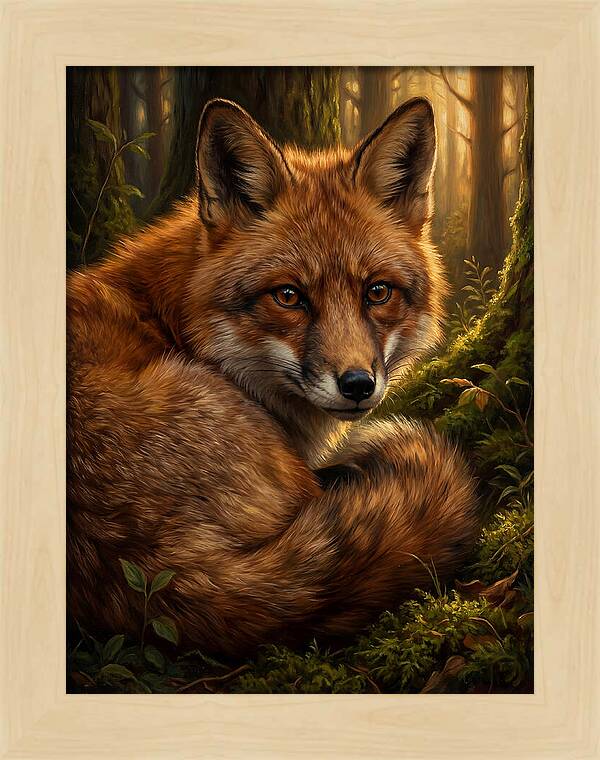 Majestic Fox In Forest