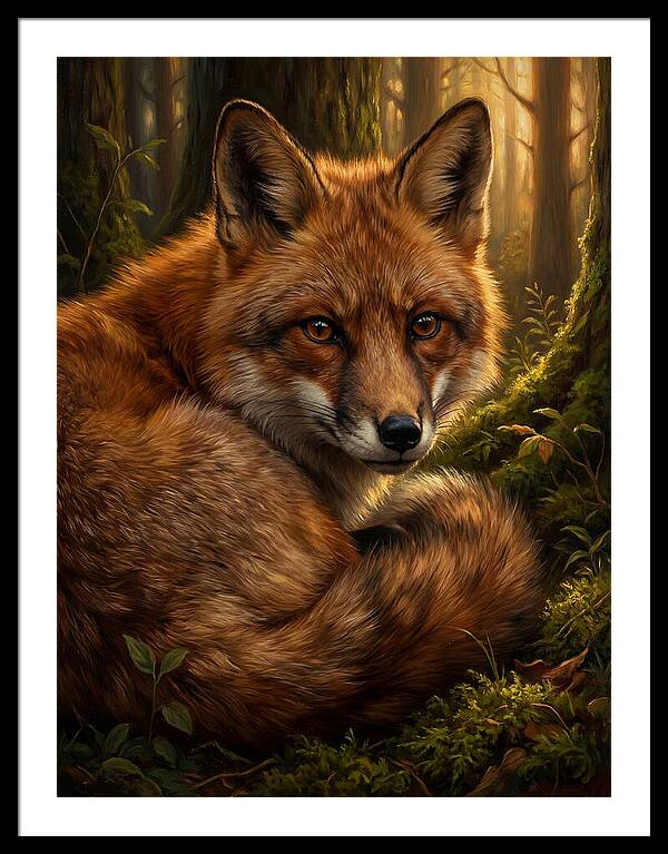 Majestic Fox In Forest