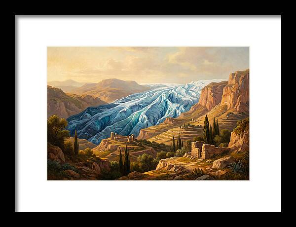 Majestic Glacier In The Mediterranean