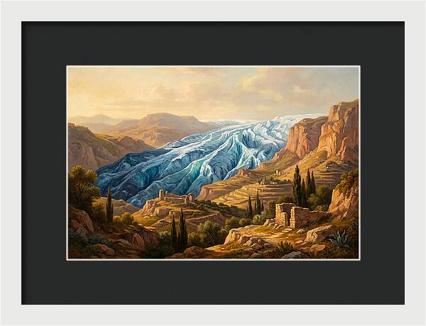 Majestic Glacier In The Mediterranean