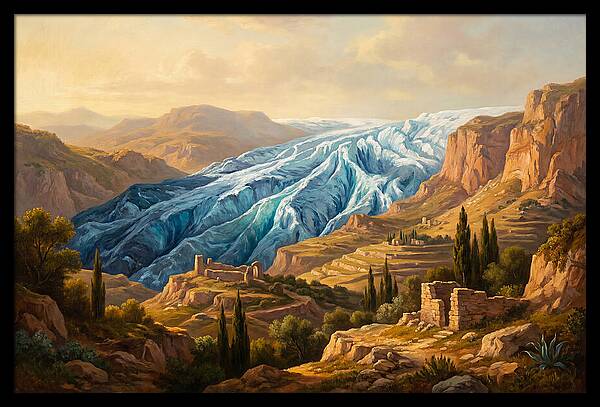 Majestic Glacier In The Mediterranean