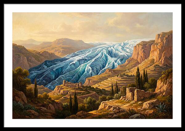 Majestic Glacier In The Mediterranean