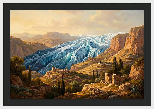 Majestic Glacier In The Mediterranean