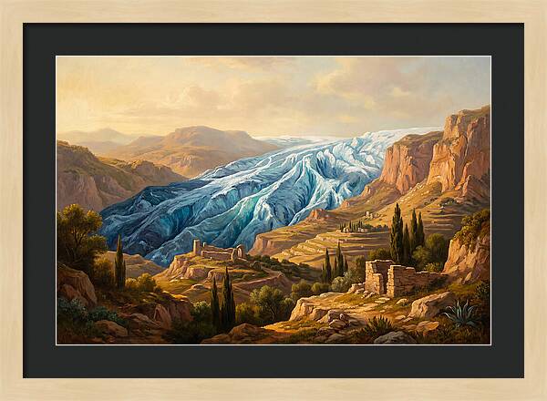 Majestic Glacier In The Mediterranean