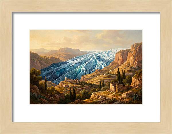 Majestic Glacier In The Mediterranean