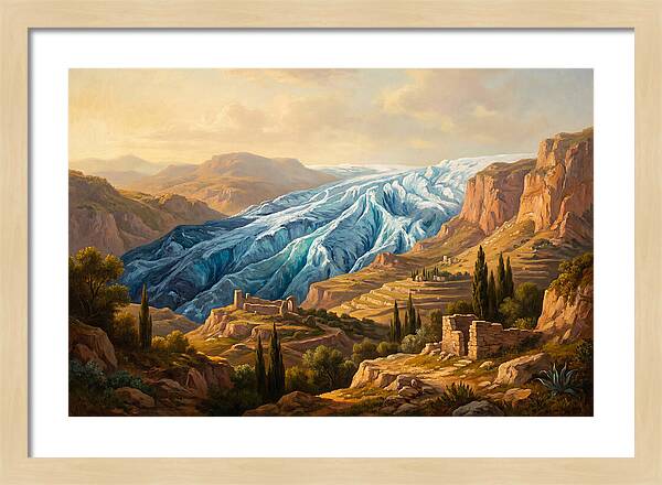 Majestic Glacier In The Mediterranean