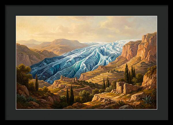 Majestic Glacier In The Mediterranean