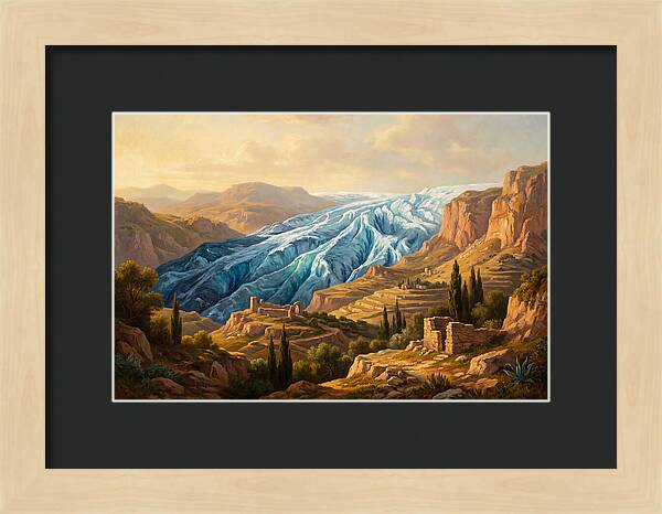 Majestic Glacier In The Mediterranean