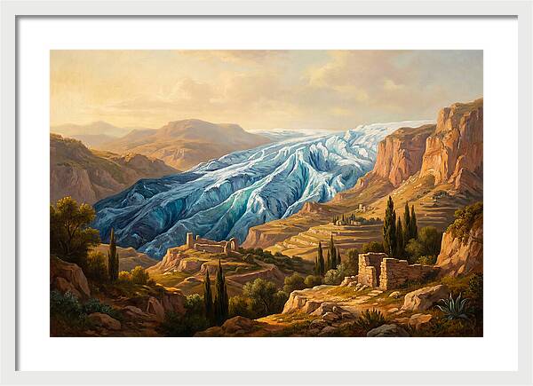 Majestic Glacier In The Mediterranean