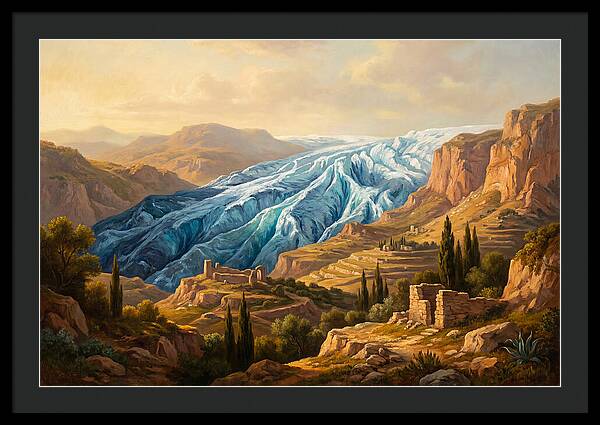 Majestic Glacier In The Mediterranean