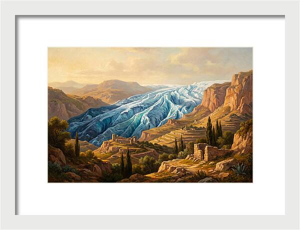 Majestic Glacier In The Mediterranean