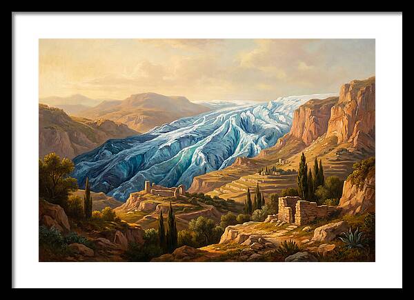 Majestic Glacier In The Mediterranean