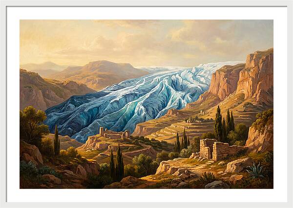 Majestic Glacier In The Mediterranean