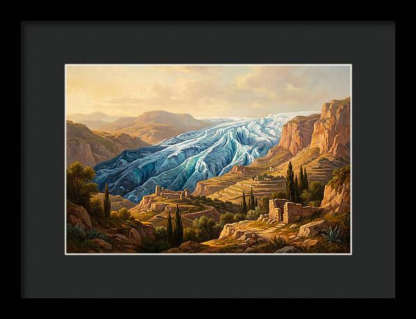 Majestic Glacier In The Mediterranean