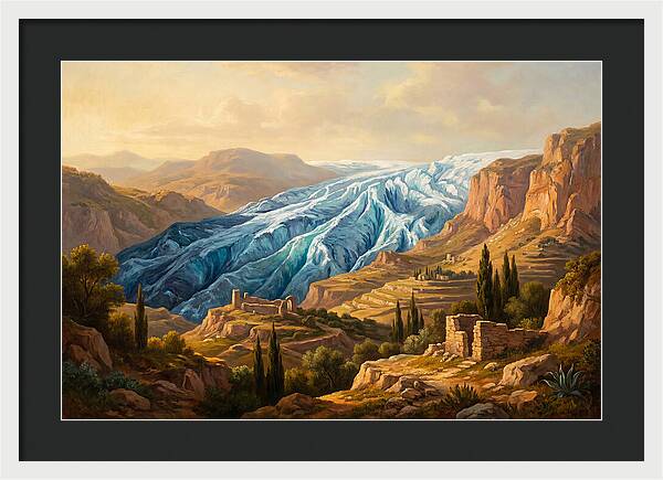 Majestic Glacier In The Mediterranean