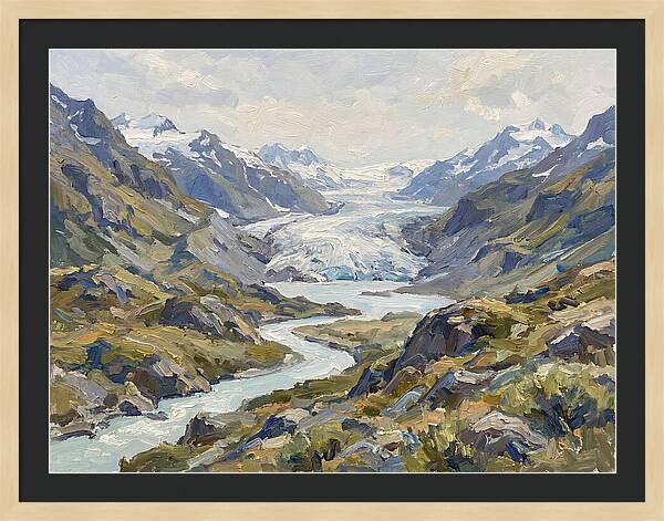 Majestic Glacier Reflections