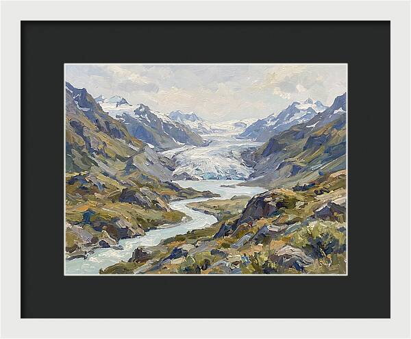 Majestic Glacier Reflections
