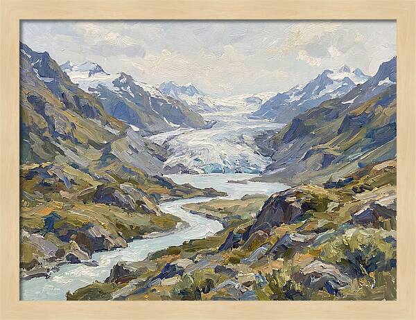 Majestic Glacier Reflections