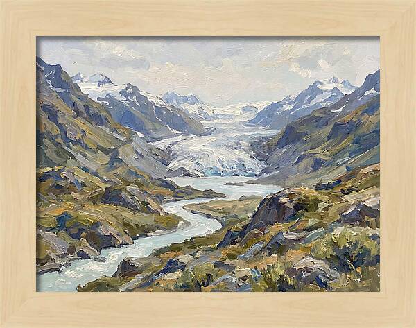 Majestic Glacier Reflections