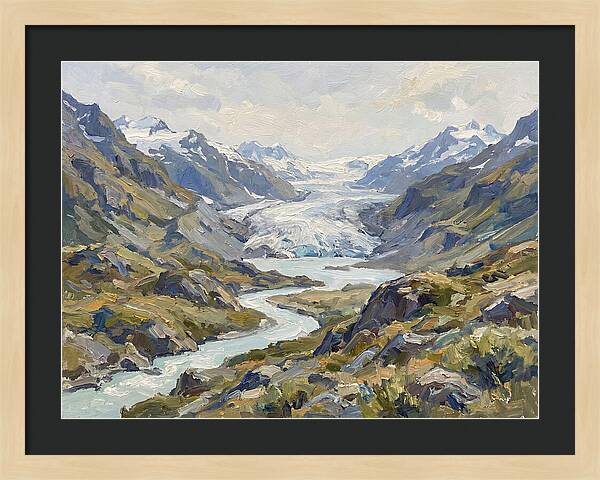 Majestic Glacier Reflections