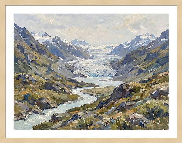 Majestic Glacier Reflections