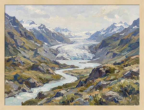 Majestic Glacier Reflections