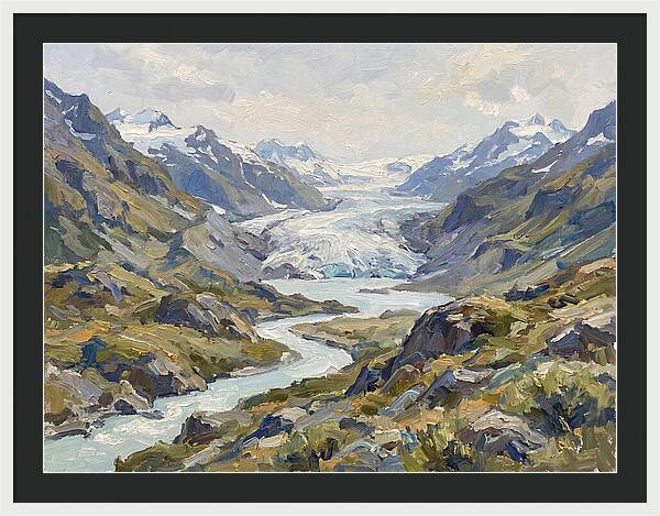 Majestic Glacier Reflections