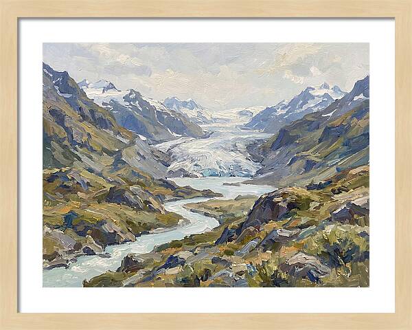 Majestic Glacier Reflections