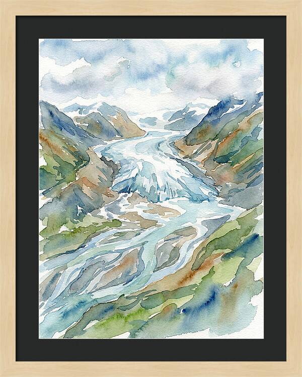 Majestic Glacier Reflections