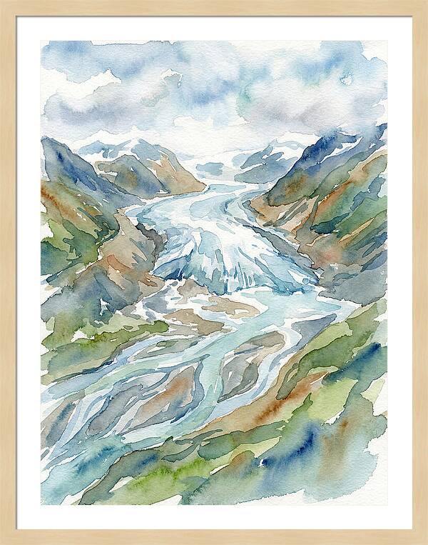 Majestic Glacier Reflections