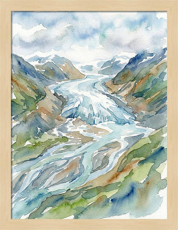 Majestic Glacier Reflections