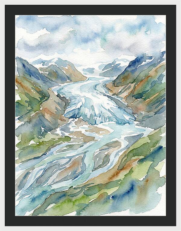 Majestic Glacier Reflections