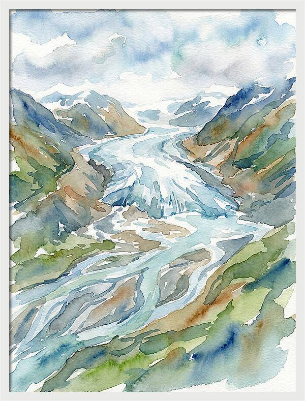 Majestic Glacier Reflections