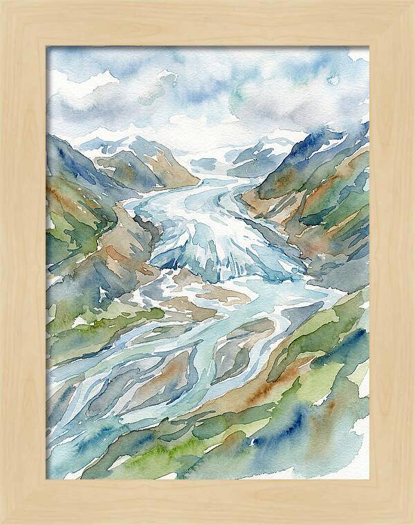 Majestic Glacier Reflections