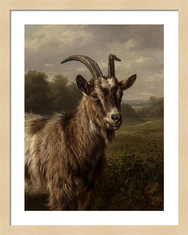 Majestic Goat Portrait