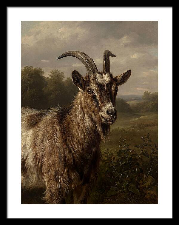 Majestic Goat Portrait