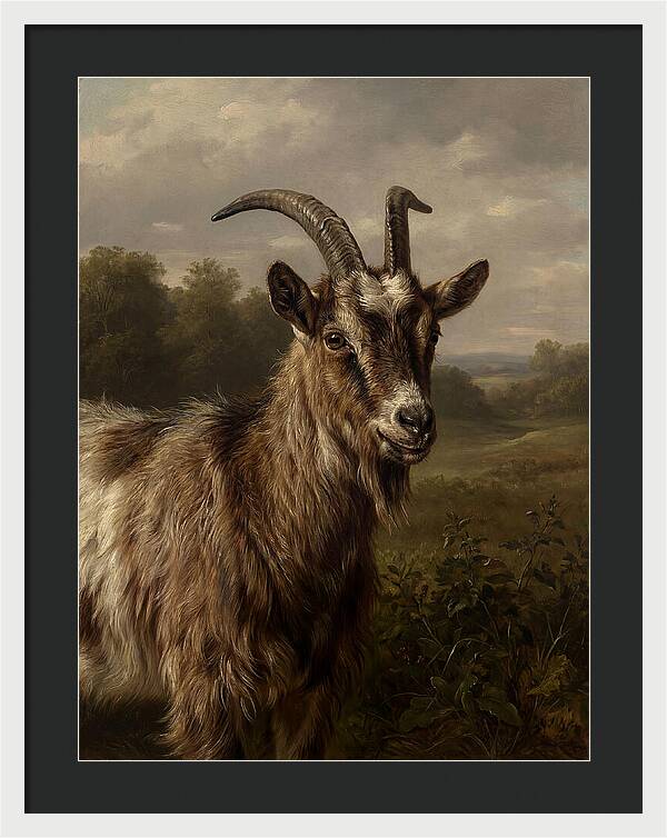 Majestic Goat Portrait