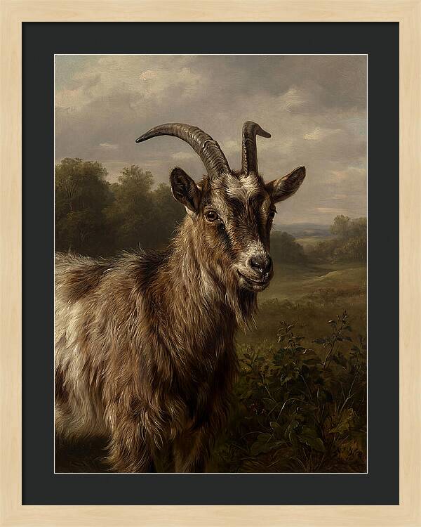 Majestic Goat Portrait