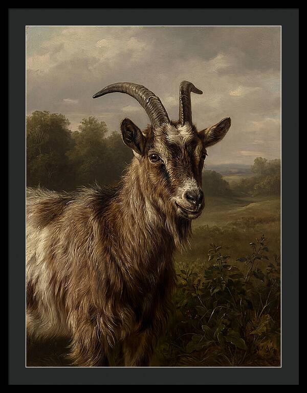 Majestic Goat Portrait