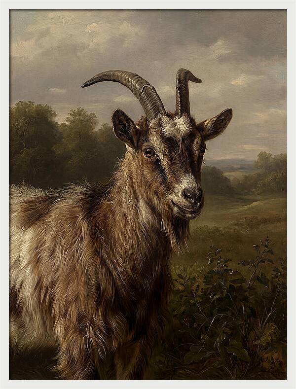 Majestic Goat Portrait