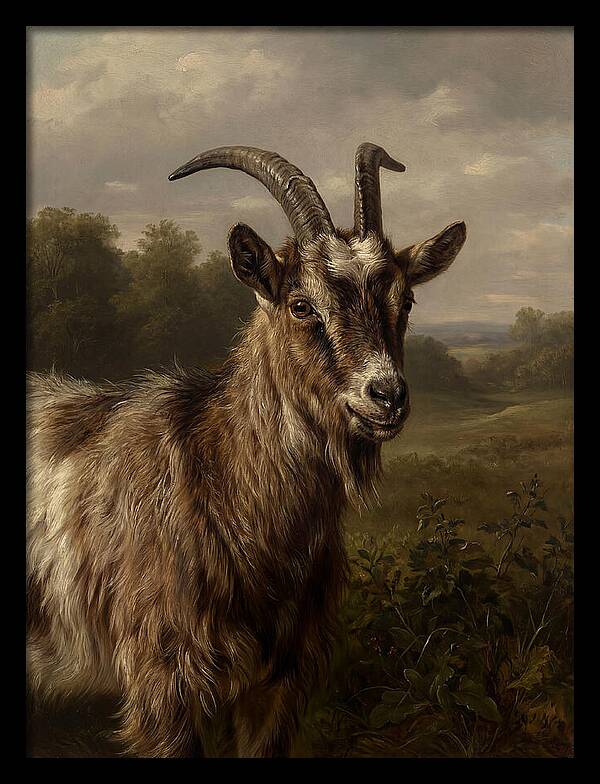 Majestic Goat Portrait
