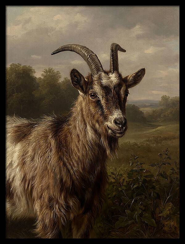 Majestic Goat Portrait