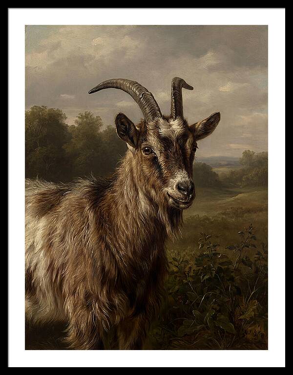 Majestic Goat Portrait