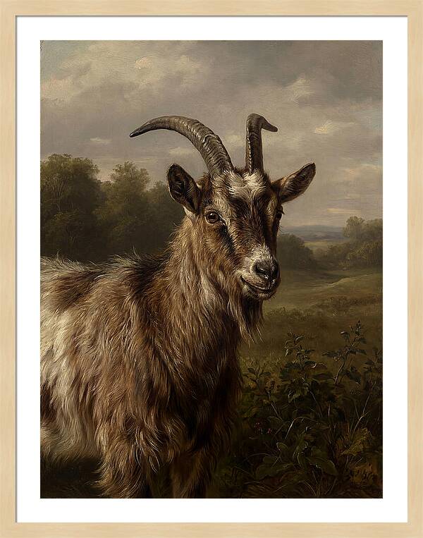 Majestic Goat Portrait
