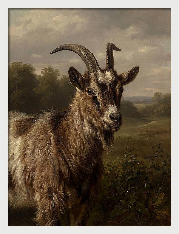 Majestic Goat Portrait