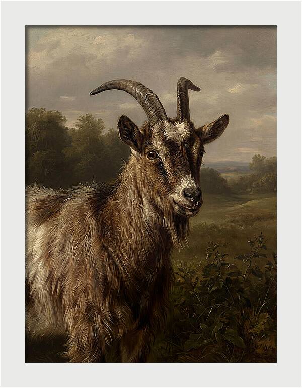 Majestic Goat Portrait