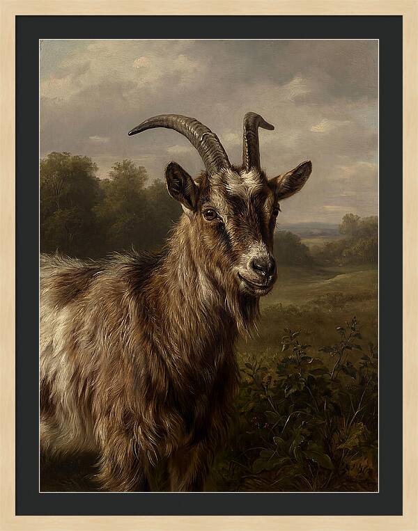 Majestic Goat Portrait
