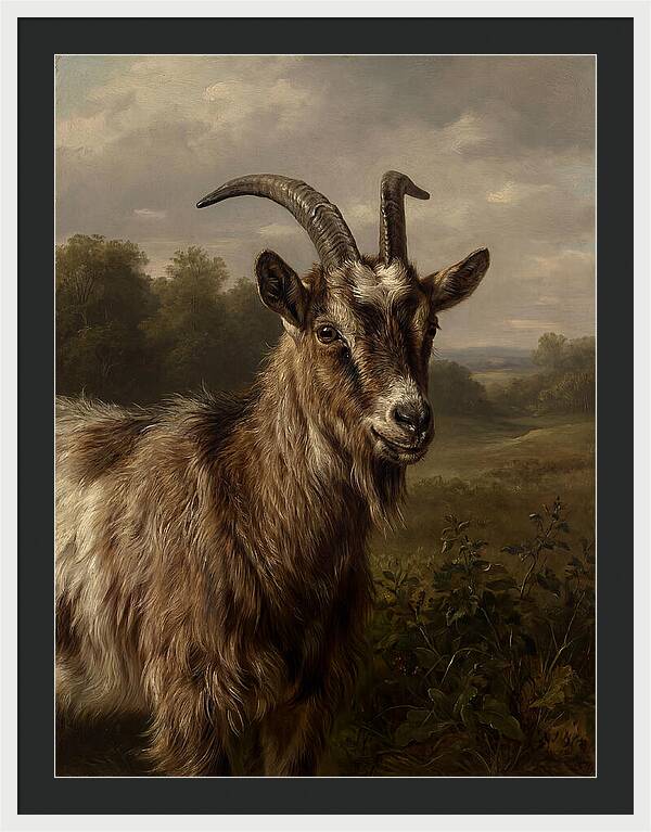 Majestic Goat Portrait