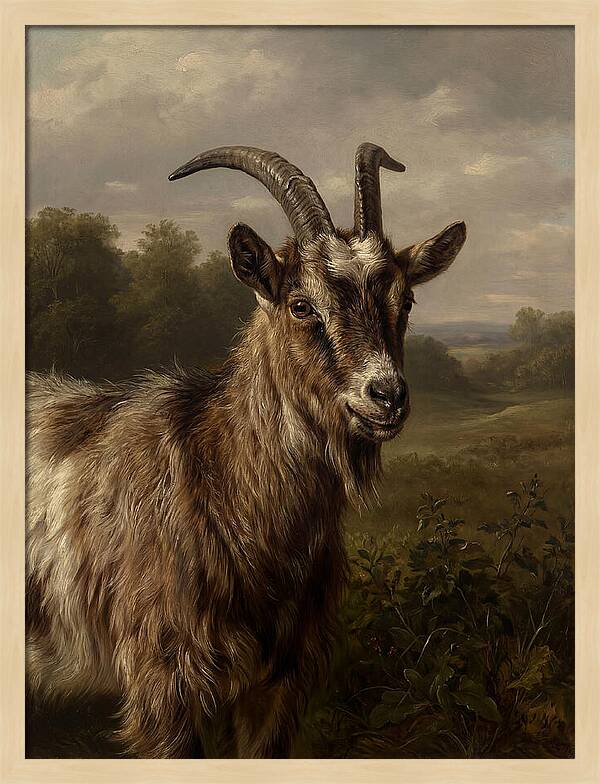 Majestic Goat Portrait